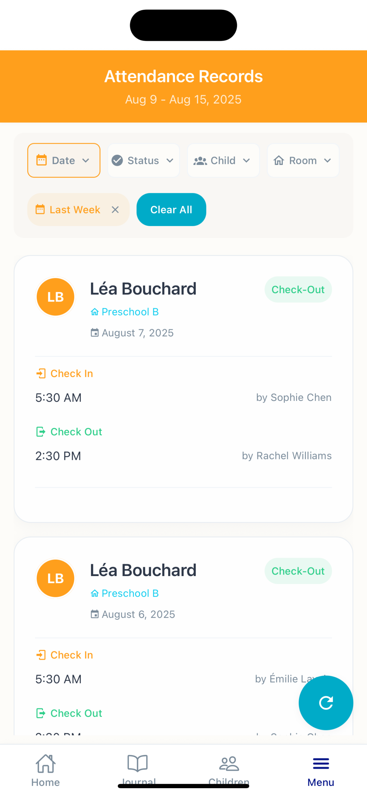 Track Daily Attendance.